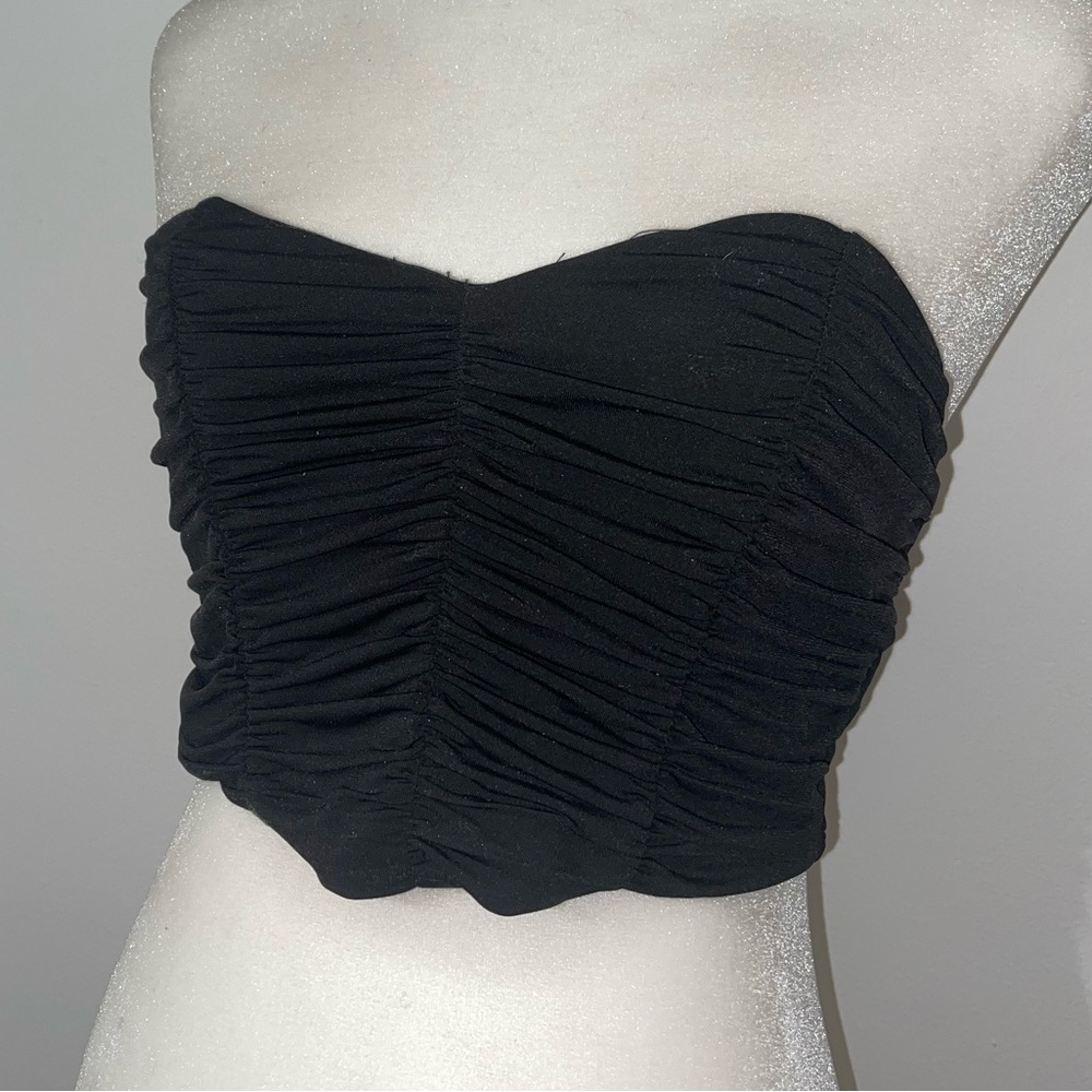 Black crop top